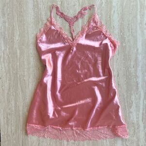 Pink Lace Slip